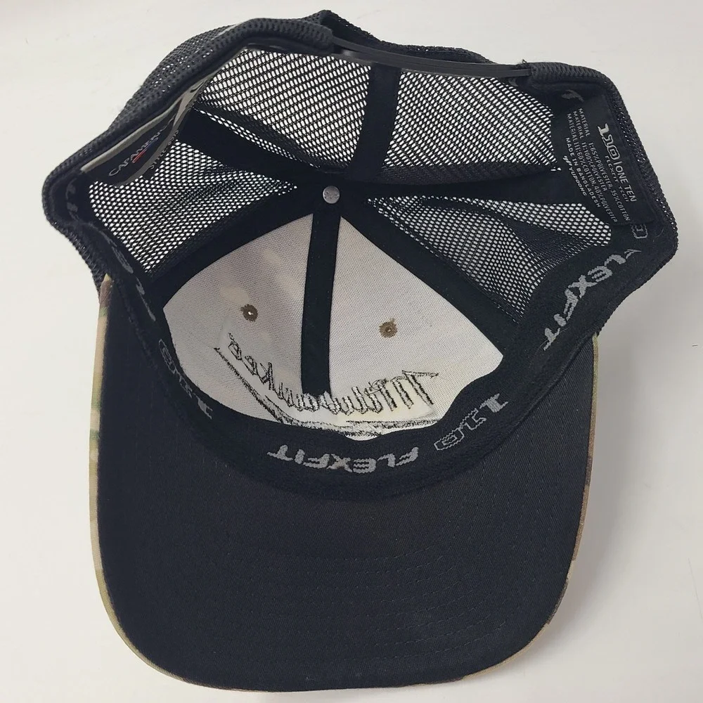 Milwaukee Tools Hat Snapback Trucker Mesh Camo Green Brown Black Casual Logo Men